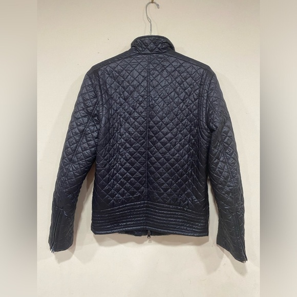 Theory Womans Medium Black Quilted Full Zip Puffer Jacket - Picture 2 of 5